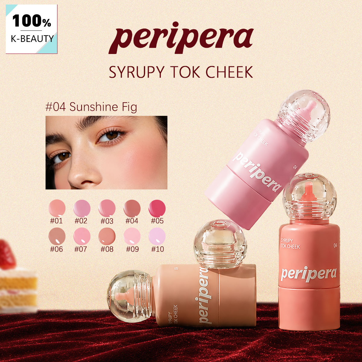 PERIPERA SYRUPY TOK CHEEK,Hydr - Luxury Skincare Makeup 评论和价格